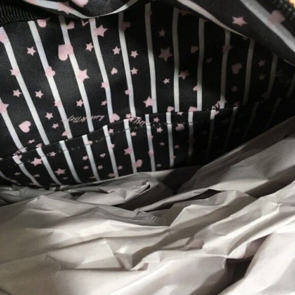 NWT BETSEY JOHNSON QUILTED‎ MULTICOLOR OMBRÉ LARGE WEEKENDER TRAVEL BAG - Picture 7 of 9